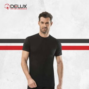 Men Sleeve Short Undershirts Neck-O