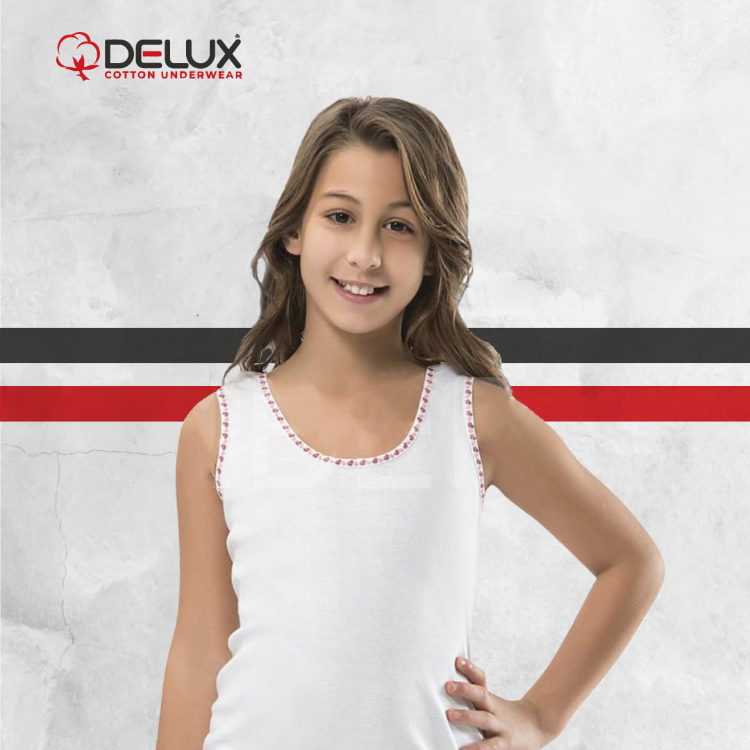 Girl Sleeveles Undershirts – Delux Cotton