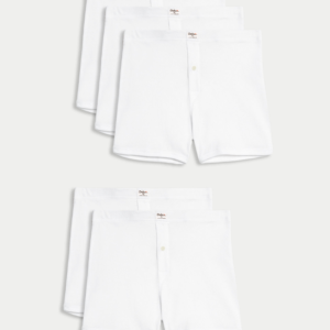 White Cotton Shorts