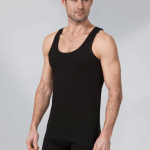 Black Sleeveless Undershirts